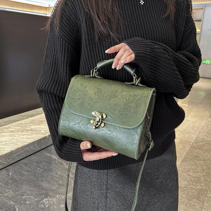Damen elegante Umhängetasche mit kunstvollem Prägungsdesign Nord Taschen