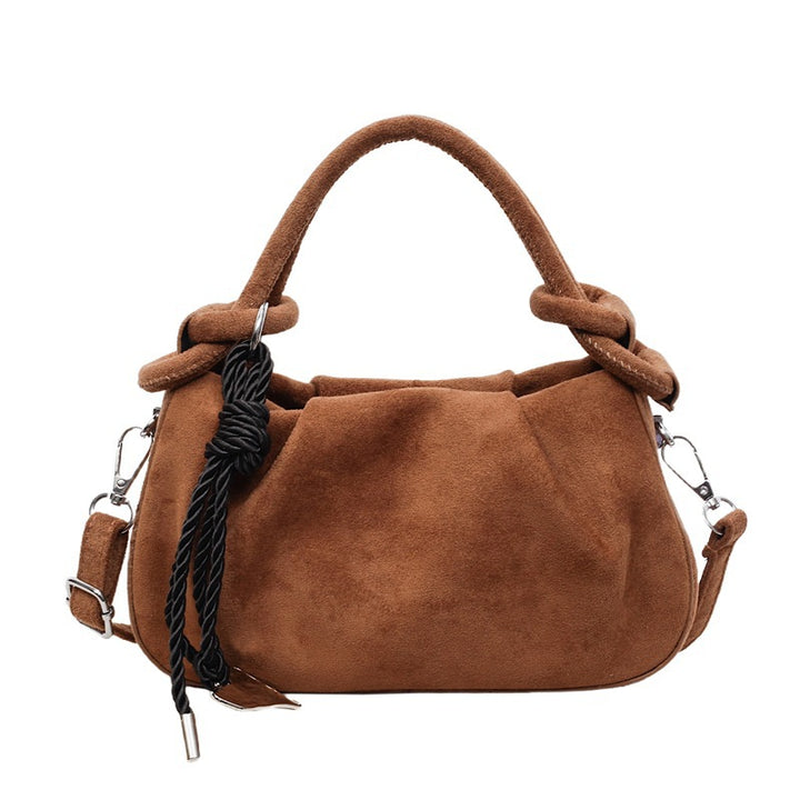 Damen Hobo-Tasche mit dekorativem Henkel und texturiertem Design Nord Taschen