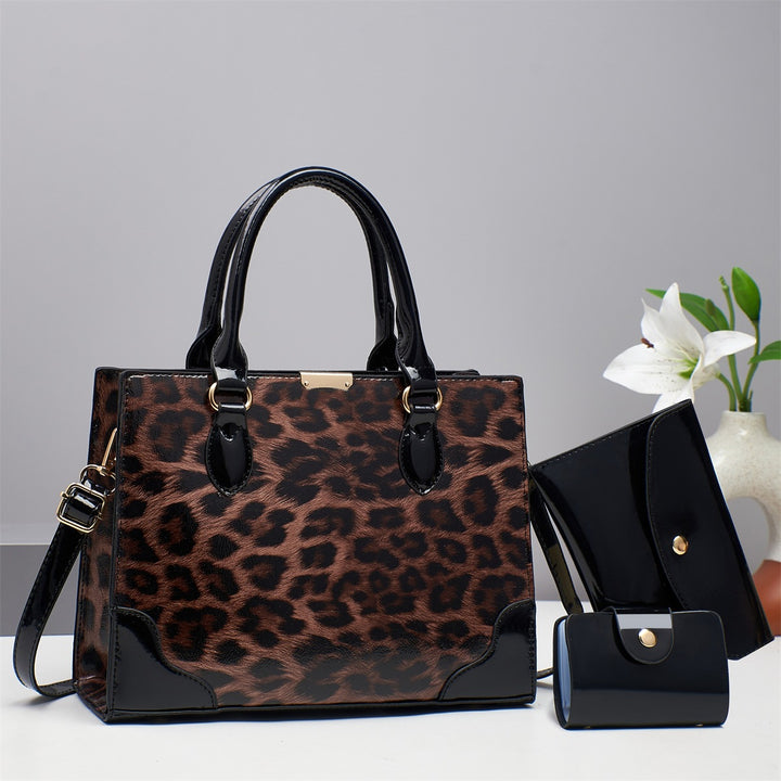 Damen elegante Handtasche mit animalischem Muster Nord Taschen