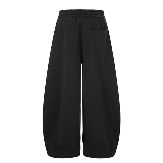 Damen Extraweite Palazzo‑Sweathose mit Tunnelzugbund, Stern‑Print & verstellbarem Ballon‑Saum Nord Taschen