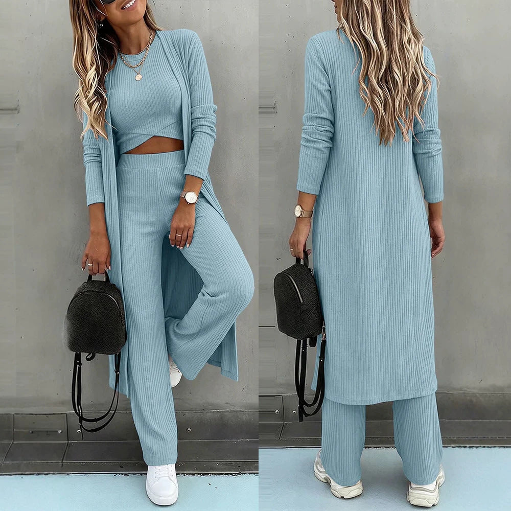 Damen Modischer Cardigan-Set Nord Taschen