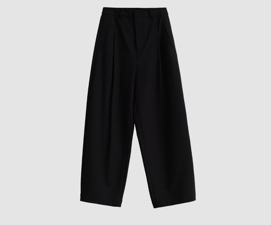 Damen Tailored Highwaist-Culottehose mit Bundfalten und Eingrifftaschen Nord Taschen