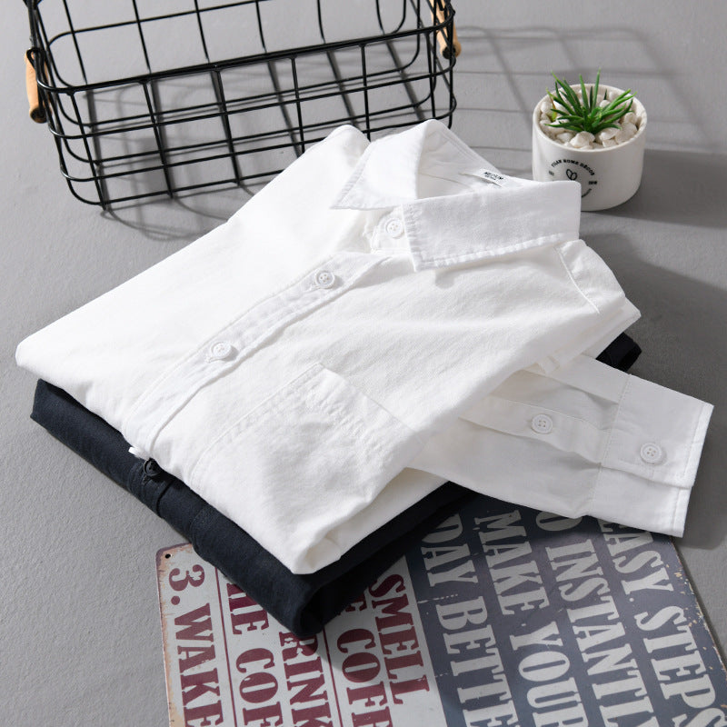Herren Leichtes Baumwoll-Layering-Overshirt mit Brusttasche und Kentkragen Nord Taschen