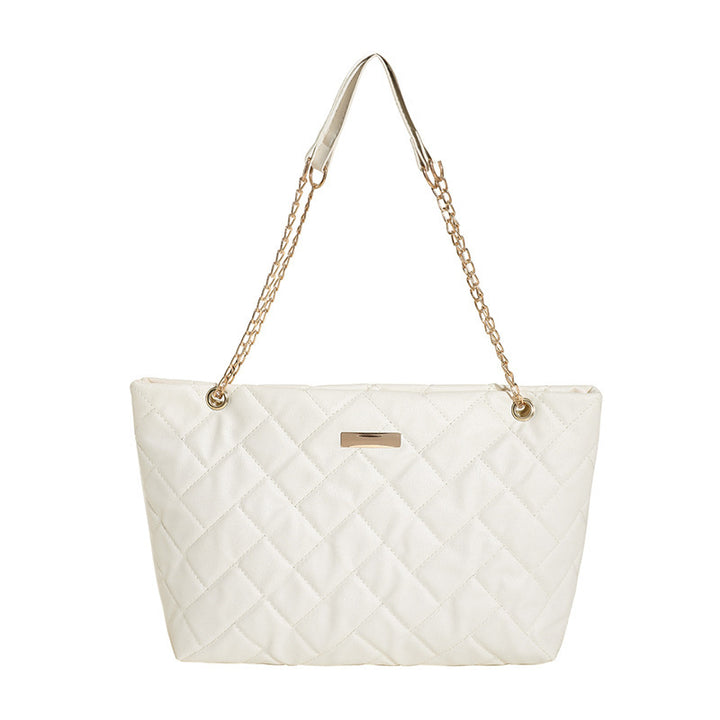 Damen elegante Stepp-Handtasche mit goldenen Akzenten Nord Taschen