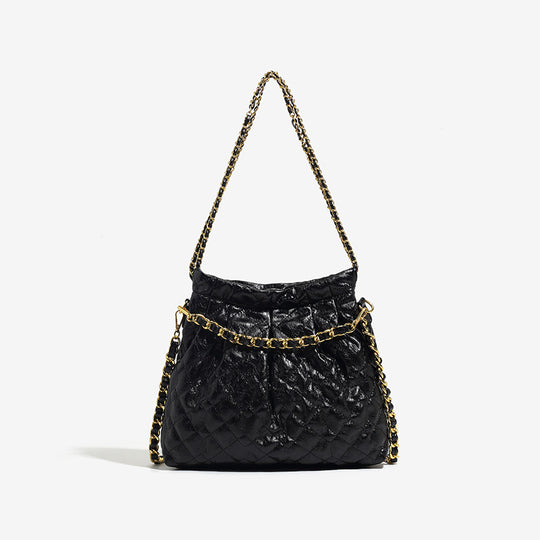 Damen Hobo-Tasche mit luxuriösem Kettenakzent und gefaltetem Design Nord Taschen