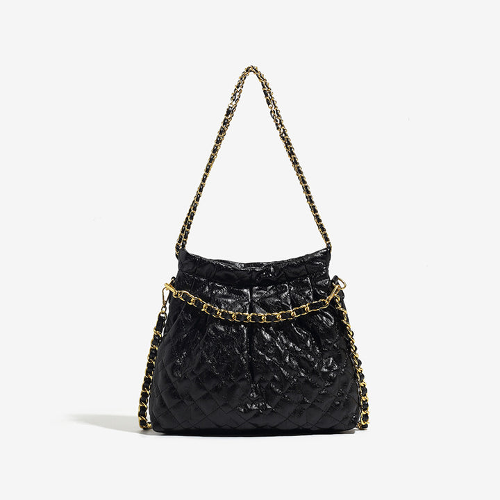 Damen Hobo-Tasche mit luxuriösem Kettenakzent und gefaltetem Design Nord Taschen