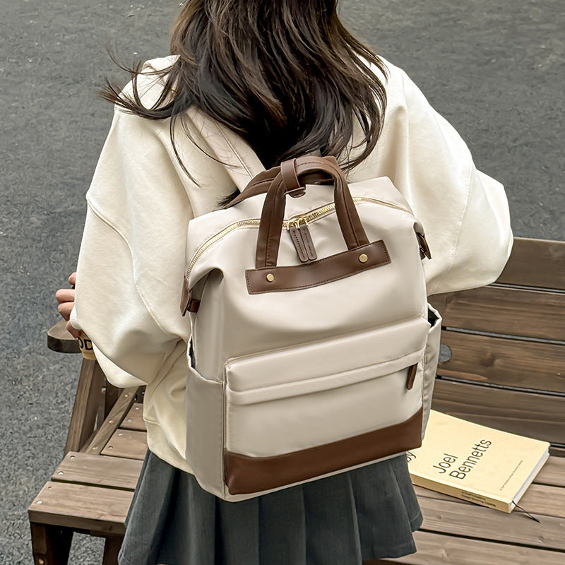Damen multifunktionaler Rucksack mit eleganten Lederakzenten Nord Taschen