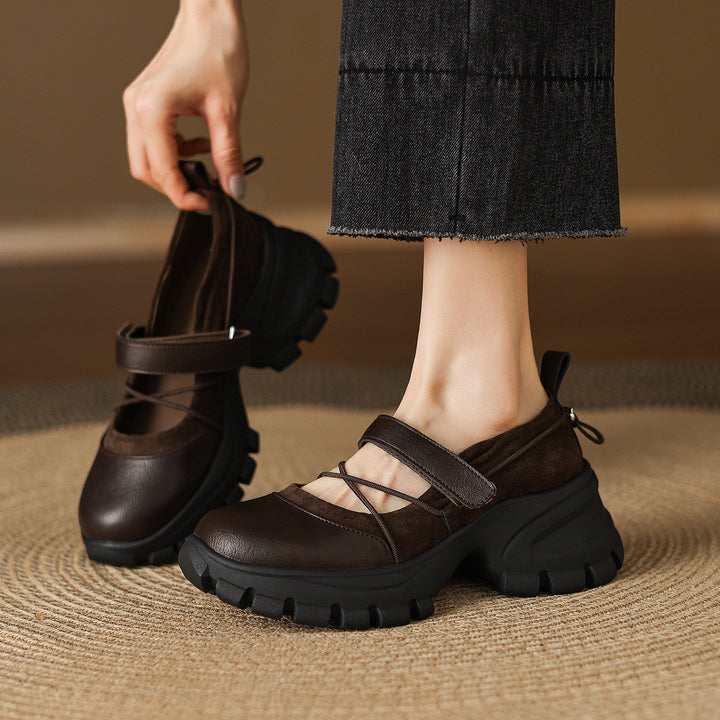 Damen modische Slingback-Schuhe mit elastischen Riemen und bequemer Sohle