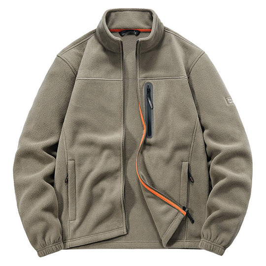 Herren technische Fleecejacke mit Polarstruktur, wasserabweisender Brusttasche und elastischen Bündchen Nord Taschen