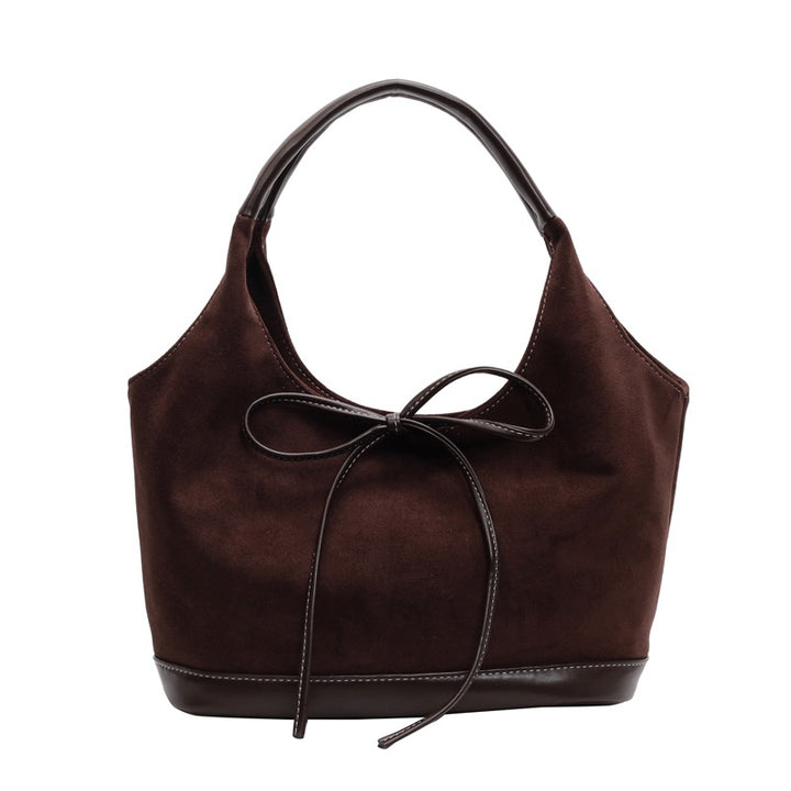 Damen elegante Schultertasche mit verspieltem Schleifendetail Nord Taschen