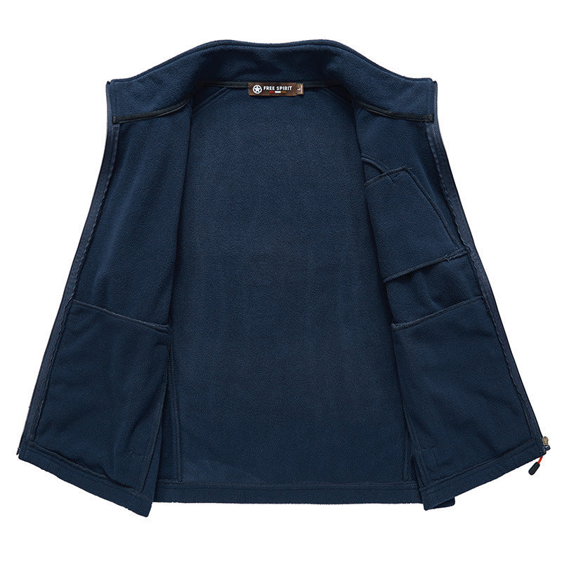 Herren Fleece Weste Nord Taschen