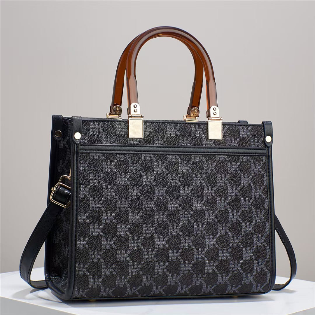 Damen Umhängetasche mit elegantem Muster und praktischen Fächern Nord Taschen