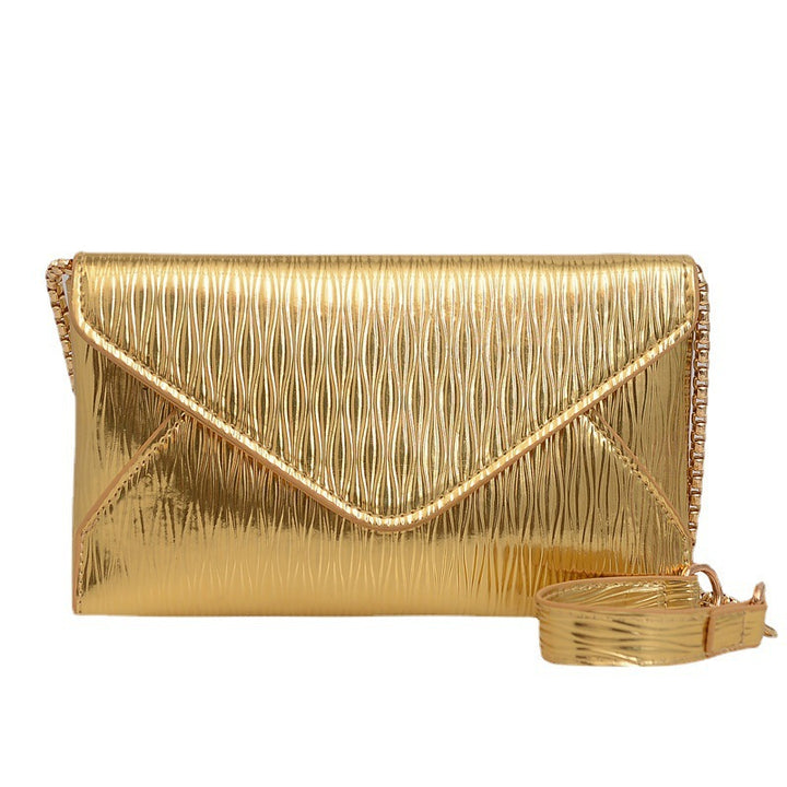 Damen Clutch mit elegantem Wellenmuster Nord Taschen