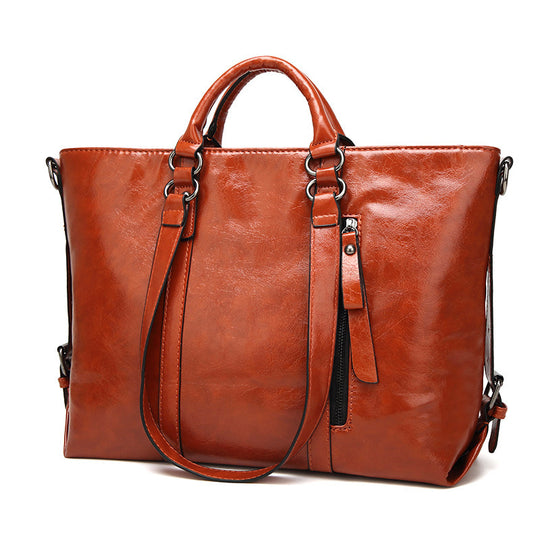Damen elegante Handtasche aus hochwertigem Kunstleder mit mehrfachen Trageoptionen Nord Taschen
