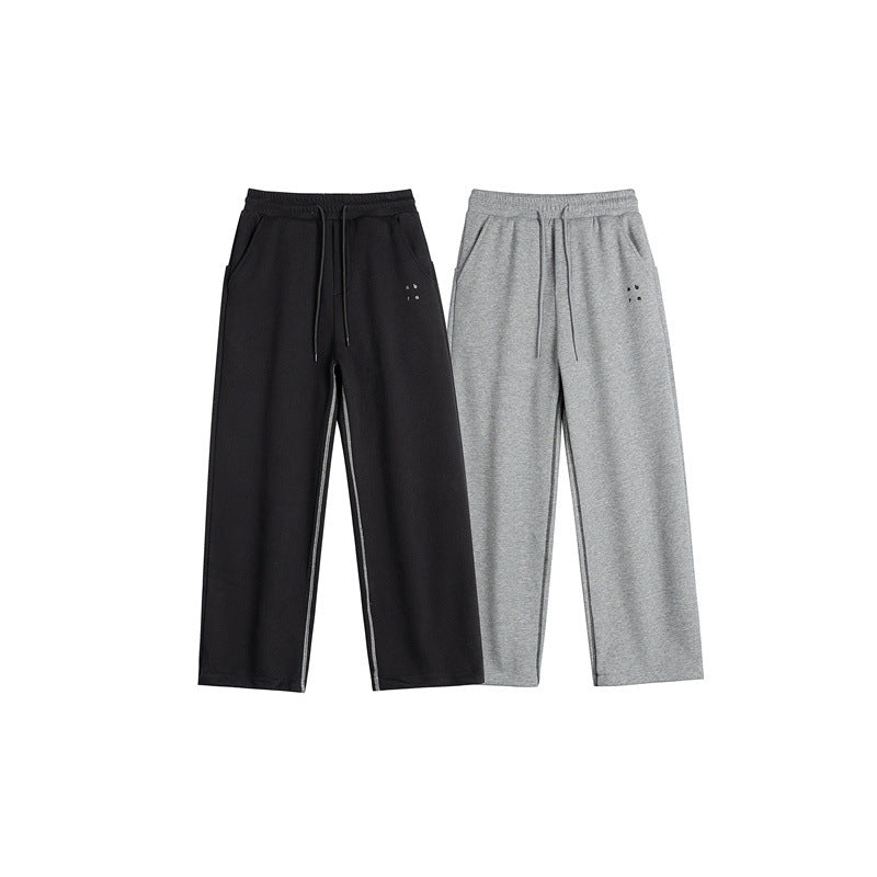Damen Sweathose mit weitem Bein, elastischem Bund und Tunnelzug Nord Taschen