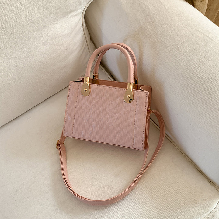 Damen elegante Handtasche mit strukturierter Oberfläche und abnehmbaren Tragegurten Nord Taschen