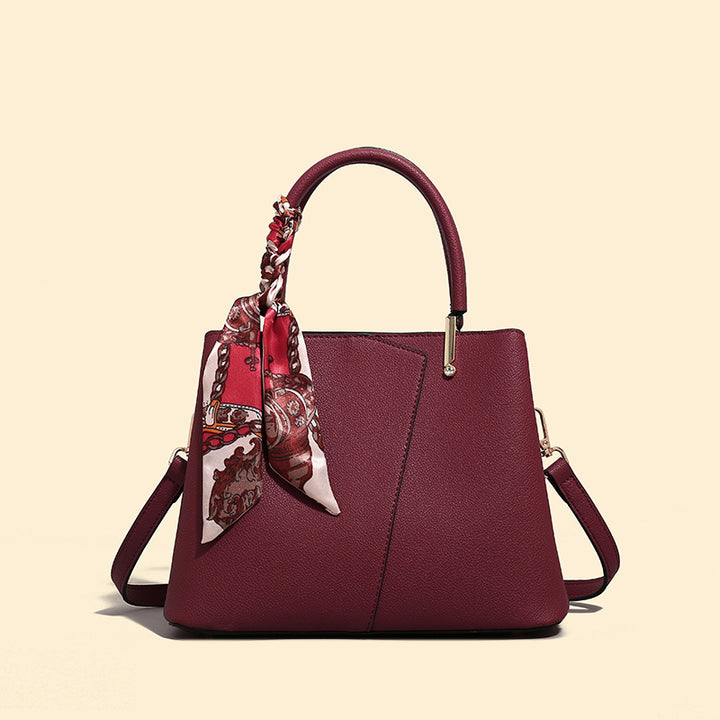 Damen Handtasche mit abnehmbarer Seidenschleife Nord Taschen