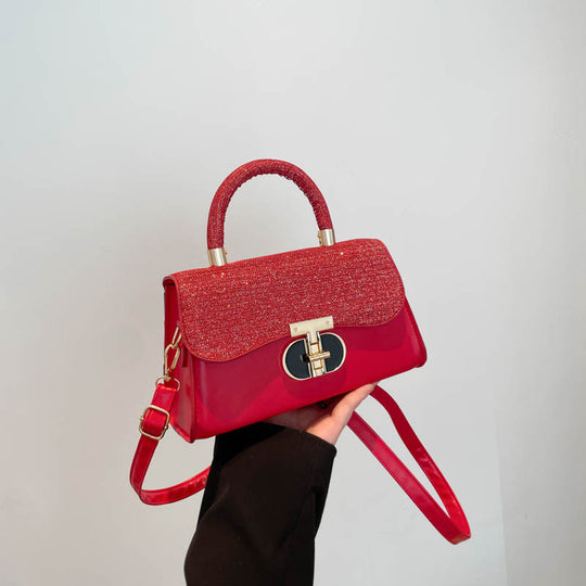 Damen elegante Umhängetasche mit glitzerndem Obermaterial und vielseitigen Trageoptionen Nord Taschen