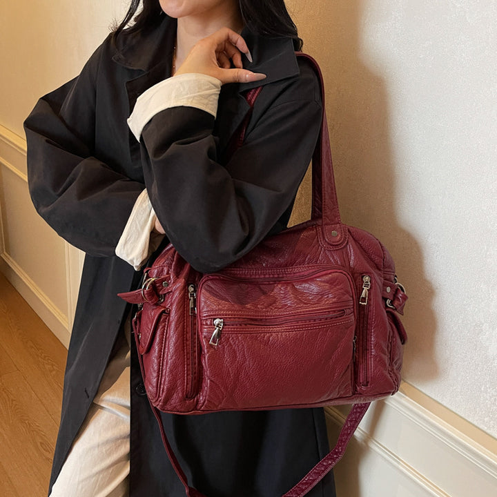 Damen Hobo-Tasche mit großzügigem Stauraum und praktischen Reißverschlussfächern Nord Taschen
