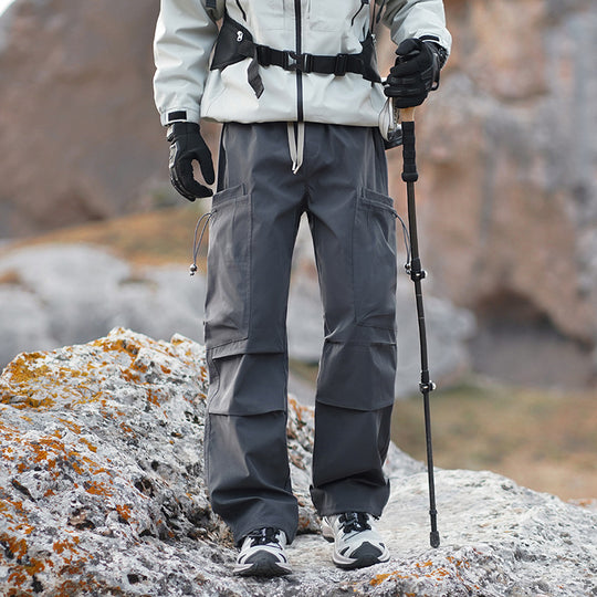 Herren Outdoor-Cargohose mit verstärkten Knien, wasserabweisend und atmungsaktiv Nord Taschen