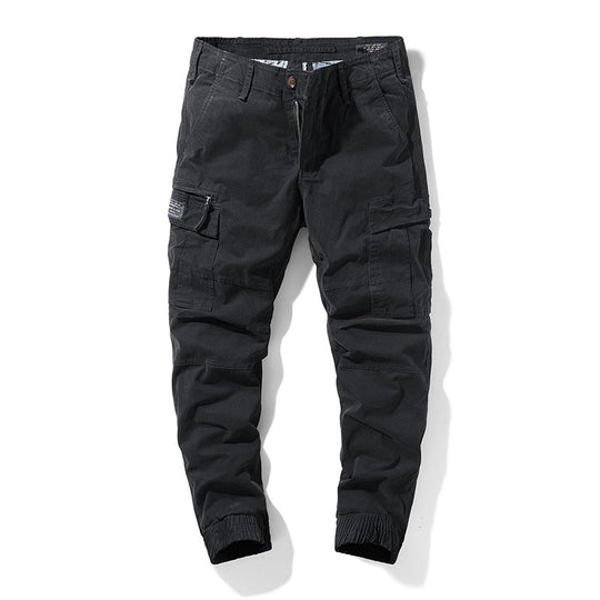Herren robuste Cargo-Joggerhose mit elastischem Saum und Mehrfachtaschen Nord Taschen
