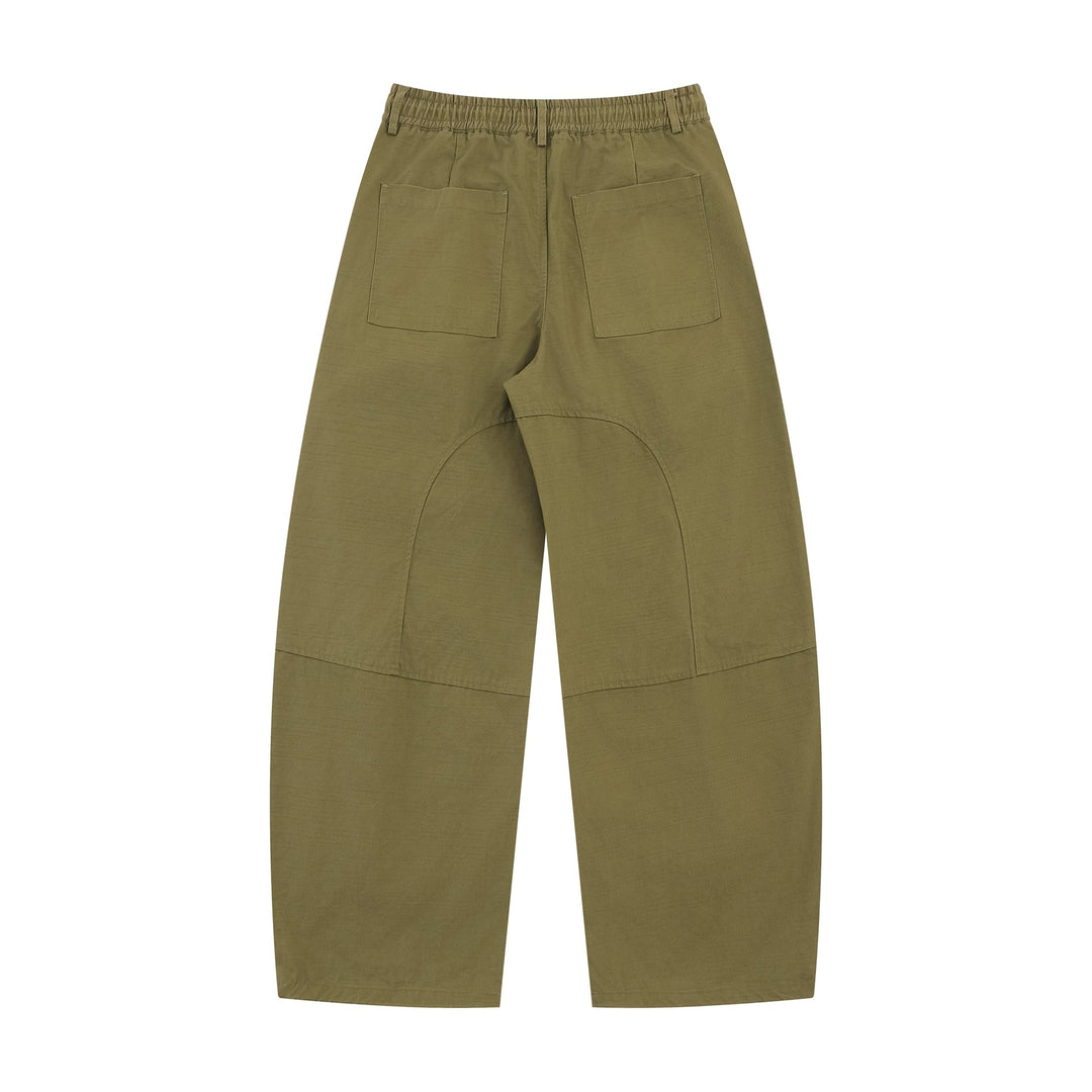 Damen Weite Cargo-Culotte mit elastischem Bund und großen Pattentaschen Nord Taschen