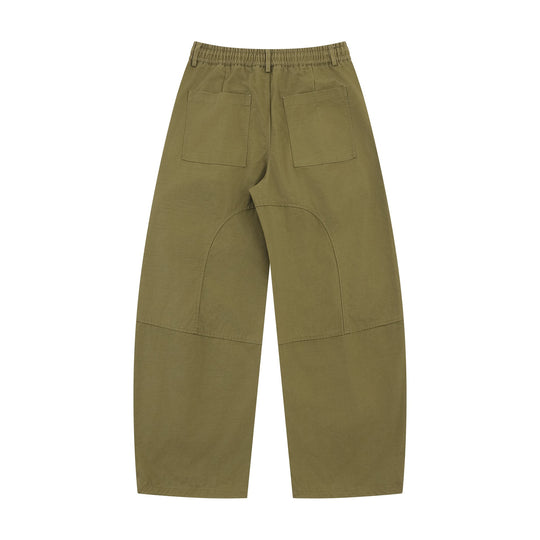 Damen Weite Cargo-Culotte mit elastischem Bund und großen Pattentaschen Nord Taschen