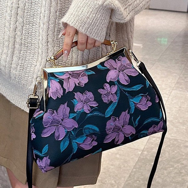 Damen elegante Handtasche mit floralem Design Nord Taschen 1780428170