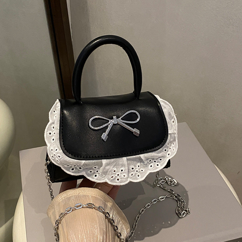 Damen Mini Handtasche mit Rüschendetail Nord Taschen