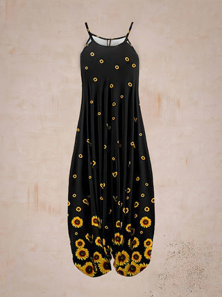 Damen Jumpsuit mit astrologischem Print Nord Taschen