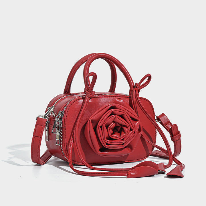 Damen Handtasche mit verspieltem Rosenmotiv Nord Taschen