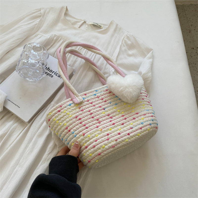 Damen Strandtasche mit elegantem gewebten Design Nord Taschen