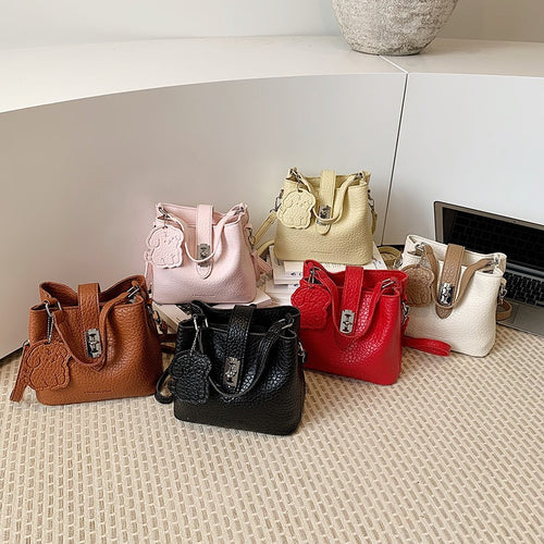 Damen Handtasche aus edlem Kunstleder mit strukturiertem Mehrzweck-Design Nord Taschen