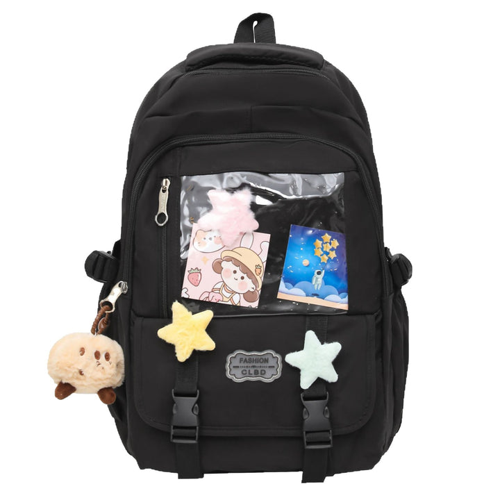 Damen stilvoller Rucksack mit transparentem Fach Nord Taschen