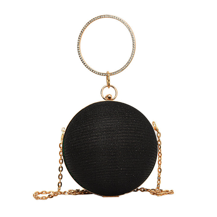Damen Clutch mit schimmerndem Kettenhenkel Nord Taschen