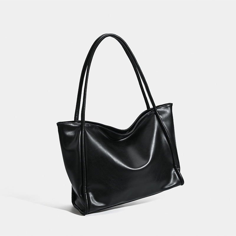 Damen Beuteltasche aus hochwertigem Kunstleder mit elegantem Faltendesign Nord Taschen