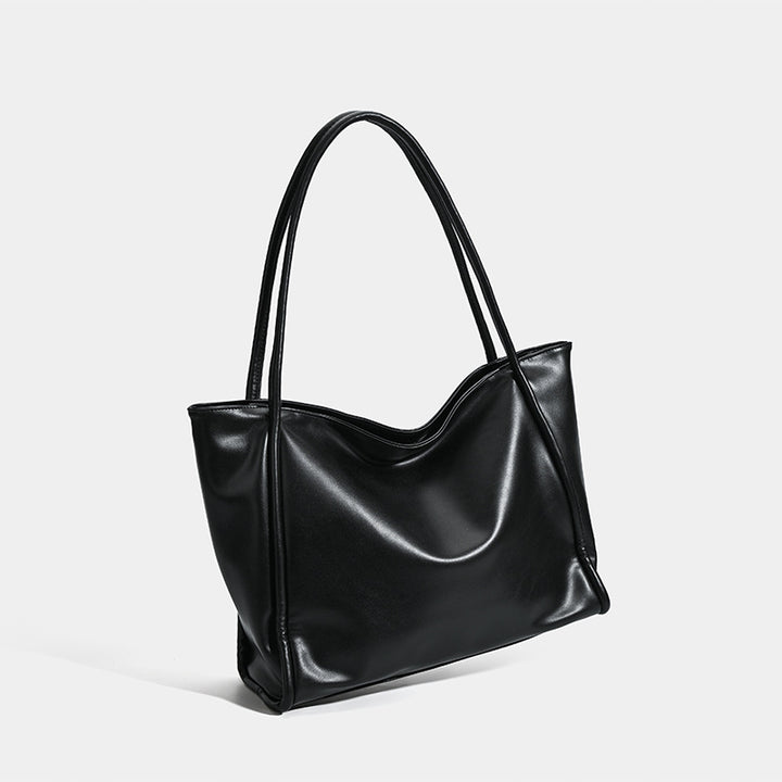 Damen Beuteltasche aus hochwertigem Kunstleder mit elegantem Faltendesign Nord Taschen
