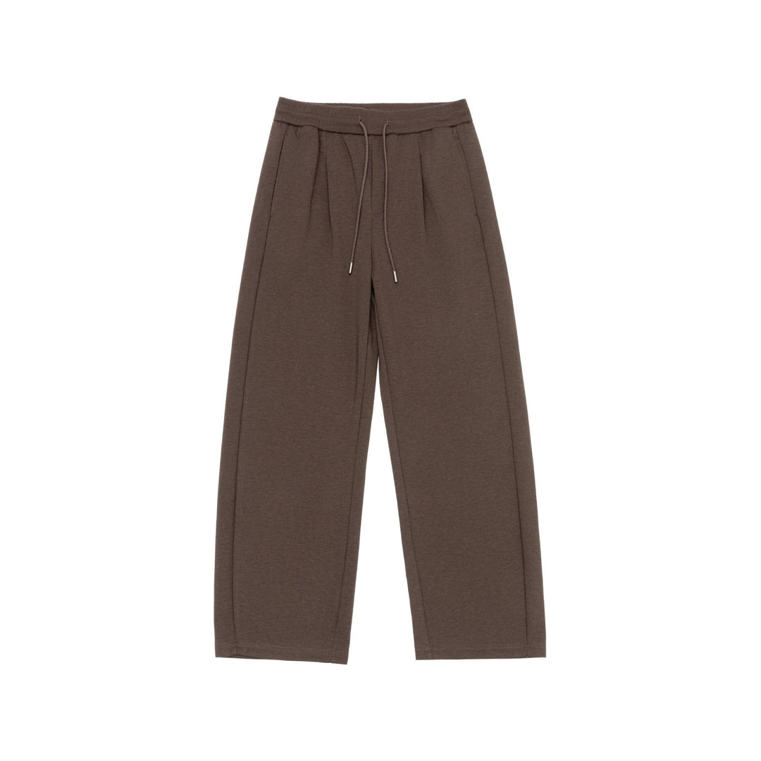 Damen Weite Cropped-Sweathose mit elastischem Bund und Abgesteppter Mittelnaht Nord Taschen