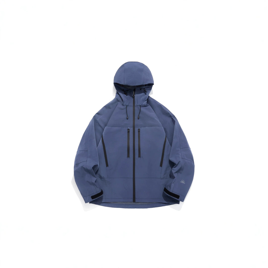 Unisex Technische Kapuzen-Outdoorjacke mit getapten Reißverschlüssen Nord Taschen