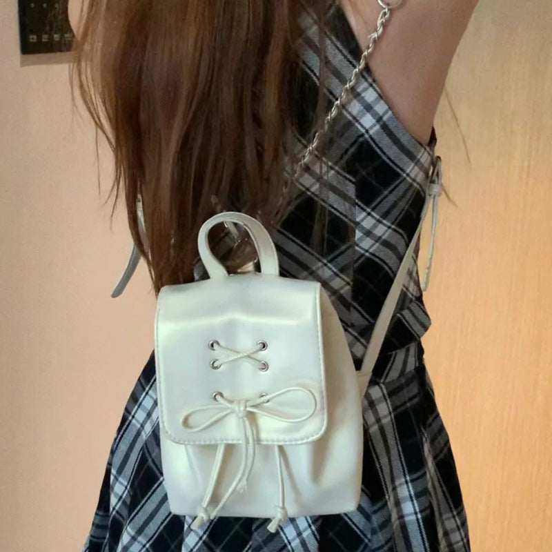 Damen Rucksack aus hochwertigem Kunstleder mit modischem Kordelzug Nord Taschen