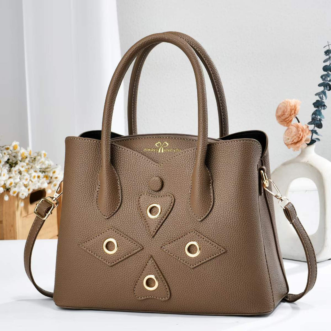 Damen stilvolle Handtasche mit einzigartigem Druckmotiv Nord Taschen