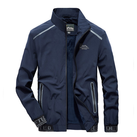 Herren Softshell-Trainingsjacke mit Fleece-Innenfutter, reflektierenden Einsätzen und winddichter Membran Nord Taschen