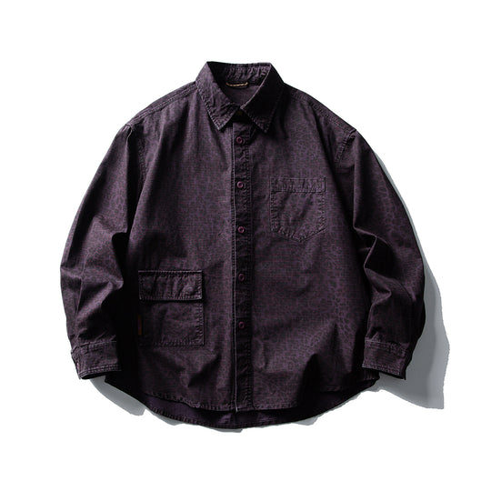 Herren Utility-Overshirt aus robustem Baumwoll-Canvas mit Brust- und Klappentasche Nord Taschen