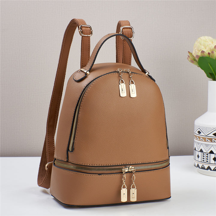Damen Rucksackhandtasche mit elegantem Doppelreißverschluss Nord Taschen