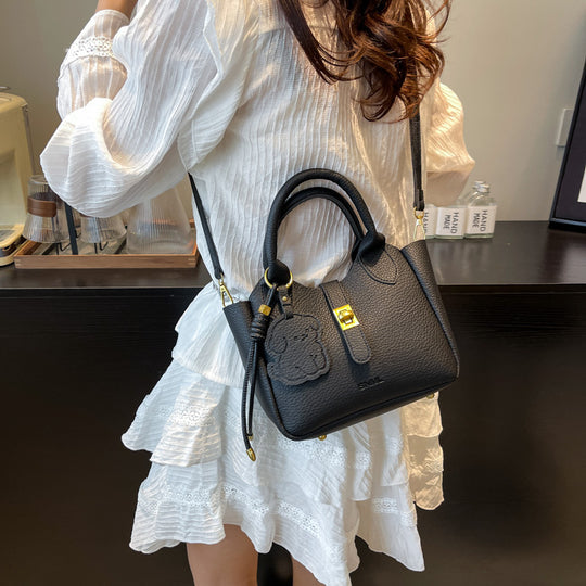 Damen Designer Umhängetasche mit abnehmbarem Anhänger Nord Taschen