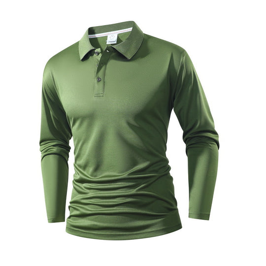 Herren Langarm Poloshirt Nord Taschen