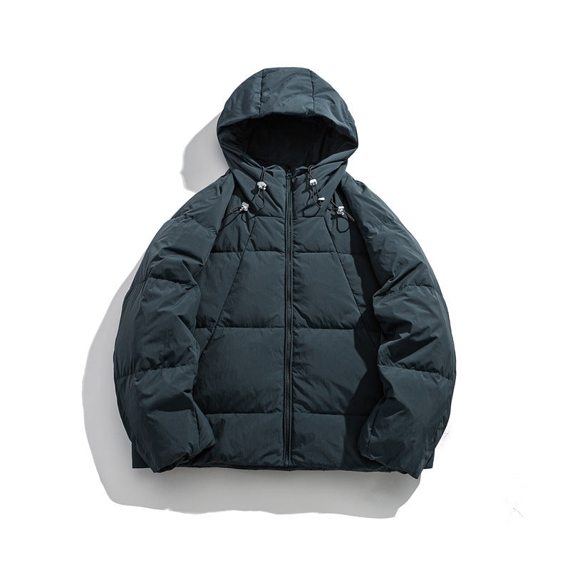 Herren Leicht wattierte Kapuzenjacke mit winddichter Microfaserhülle und verstellbarem Kordelzug Nord Taschen