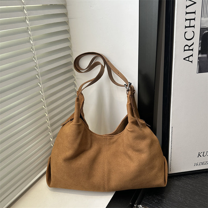Damen modische Umhängetasche mit weichem Wildleder-Material Nord Taschen