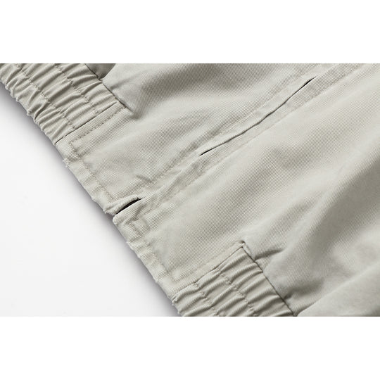 Herren Kurzblouson im Boxy‑Cut aus Canvas mit diagonalen Reißverschlusstaschen und elastischem Saum Nord Taschen