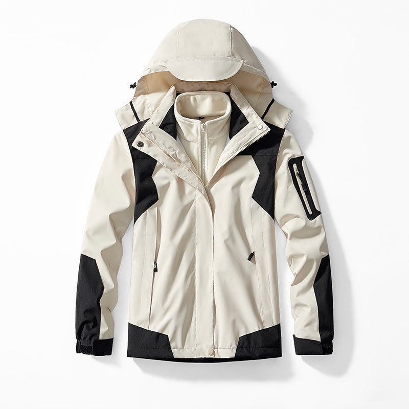 Herren atmungsaktive Outdoor-Windejacke Nord Taschen
